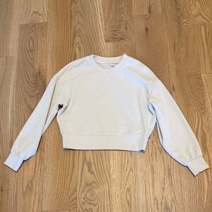 Lululemon Bone Softstream Cropped Crewneck size 0
